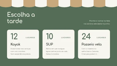 Página 3 de Festa de verão — programa para a equipa