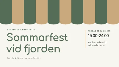 Sommarfest — personalprogram