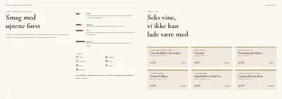 Side 4–5 af Vinkatalog for vinhandel – 48 sider