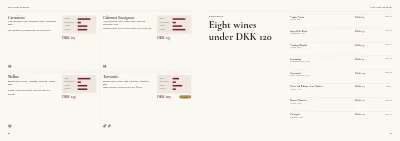 الصفحات 36–37 من Wine merchant catalogue – 48 pages