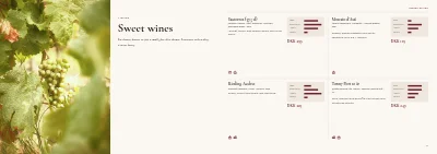 الصفحات 40–41 من Wine merchant catalogue – 48 pages