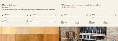 Páginas 8–9 de Anniversary book for a family business – 16 pages