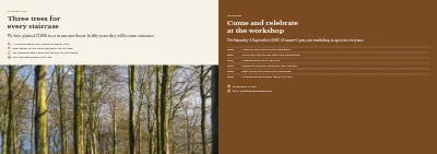 Páginas 14–15 de Anniversary book for a family business – 16 pages