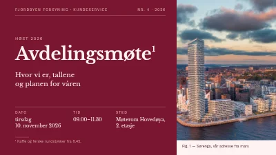 Teammøte — i journalstil
