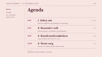 Side 2 av Teammøte — i journalstil