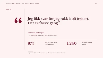 Side 6 av Teammøte — i journalstil