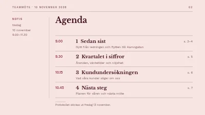 Sida 2 av Teammöte — i journalstil