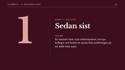 Sida 3 av Teammöte — i journalstil