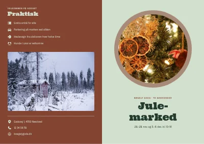 Julemarked: program