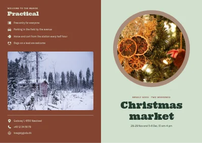 Christmas market: programme