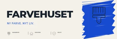 FARVEHUSET — facadeskilt maler