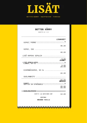Sivu 2 – Hodarikioski — menu kassakuittina