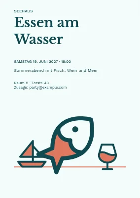 Abendessen am Wasser