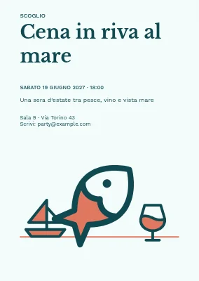 Cena in riva all'acqua