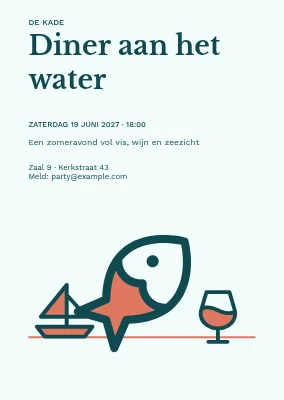 Diner aan het water