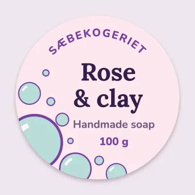 Soap with bubbles