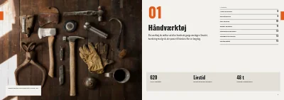 Side 6–7 af Produktkatalog for værktøjsgrossist – 64 sider
