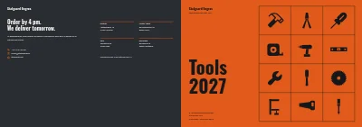 Cover of Product catalogue for a tool wholesaler – 64 pages