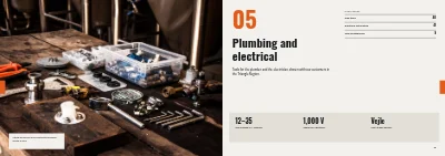 Pages 38–39 of Product catalogue for a tool wholesaler – 64 pages