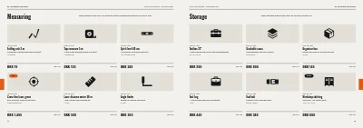 Pages 44–45 of Product catalogue for a tool wholesaler – 64 pages