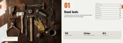 Pages 6–7 of Product catalogue for a tool wholesaler – 64 pages