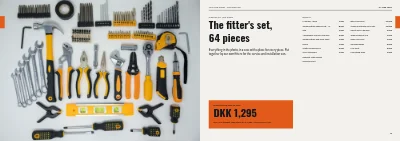 Pages 14–15 of Product catalogue for a tool wholesaler – 64 pages