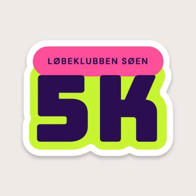 5K in big letters