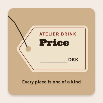 The pottery price tag