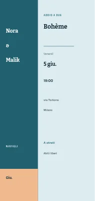 Addio al celibato e al nubilato boho — Nora e Malik, Amager