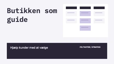 Side 1 af Butikken som guide