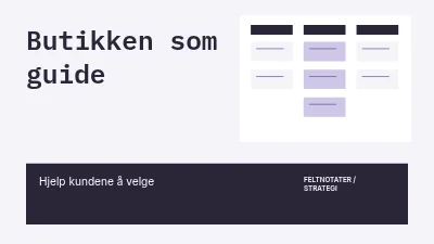 Side 1 av Butikken som guide
