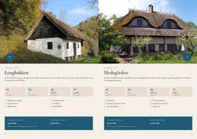 Side 22–23 af Katalog over feriehuse ved kysten – 32 sider