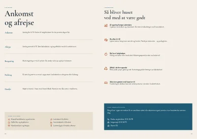 Side 28–29 af Katalog over feriehuse ved kysten – 32 sider