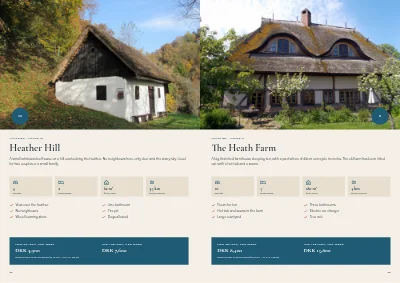 Pages 22–23 of Catalogue of holiday houses on the coast – 32 pages