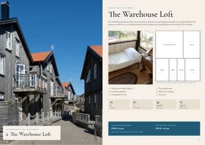 Pages 10–11 of Catalogue of holiday houses on the coast – 32 pages