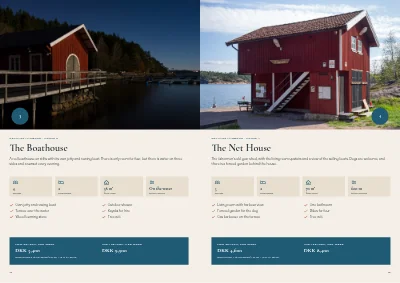 Pages 12–13 of Catalogue of holiday houses on the coast – 32 pages
