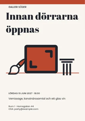 Innan dörrarna öppnas