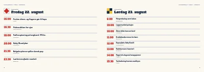 Side 4–5 af Program for havnefest – 12 sider