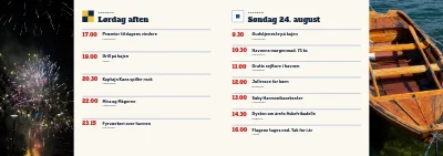 Side 6–7 af Program for havnefest – 12 sider