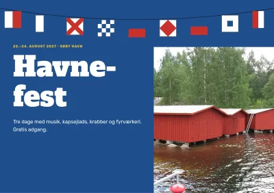 Program for havnefest – 12 sider