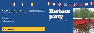 Cover of Programme for a harbour festival – 12 pages