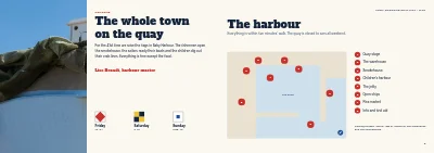 Pages 2–3 of Programme for a harbour festival – 12 pages