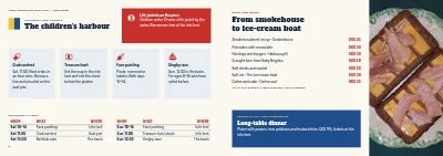 Pages 8–9 of Programme for a harbour festival – 12 pages