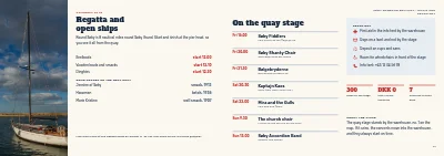 Pages 10–11 of Programme for a harbour festival – 12 pages