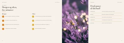 Side 18–19 af Produktkatalog for naturkosmetik – 24 sider