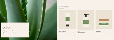 Side 12–13 af Produktkatalog for naturkosmetik – 24 sider