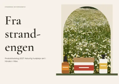 Produktkatalog for naturkosmetik – 24 sider