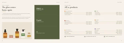 Pages 22–23 of Product catalogue for natural cosmetics – 24 pages