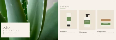 Pages 12–13 of Product catalogue for natural cosmetics – 24 pages