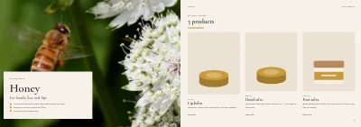 Pages 14–15 of Product catalogue for natural cosmetics – 24 pages